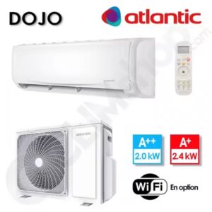 Climatiseur réversible DOJO ECO Atlantic R32 AS 007 DBB.UI et 1U 007 DBRB.UE - 2 kW