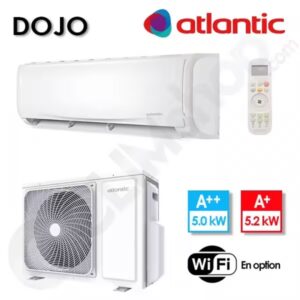 Climatiseur réversible DOJO ECO Atlantic R32 AS 018 DBB.UI et 1U 018 DBRB.UE - 5 kW