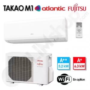 Climatiseur réversible Takao M1 Fujitsu Atlantic ASYG 18 KLC.UI et AYOG 18 KLC.UE - 5.2 kW