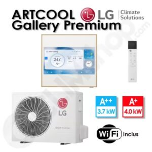 Climatiseur réversible LG Artcool Gallery Premium LCD A12GA2.NSE et A12GA2.U18 - 3.70 kW