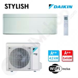 Climatiseur Réversible FTXA42CW et RXA42B9 Blanc - Stylish Daikin - 4.2 kW