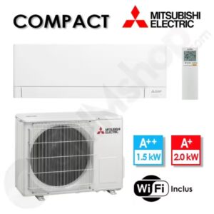 Climatiseur réversible Mitsubishi MSZ-AY15VGK et MUZ-AY15VG - 1.5kW