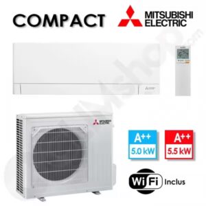 Climatiseur réversible Mitsubishi MSZ-AY50VGK et MUZ-AY50VG - 5 kW