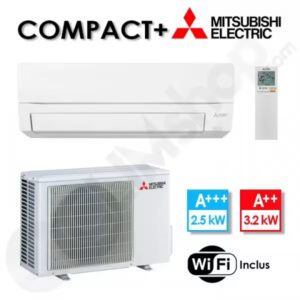Climatiseur réversible MSZ-FT25VGK et MUZ-FT25VGHZ Wifi intégré - 2.5 kW