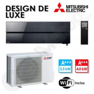 Climatiseur réversible MSZ-LN35VG2B et MUZ-LN35VGHZ2 Noir hyper heating - Wifi intégré - 3.5 kW