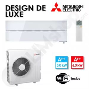 Climatiseur réversible MSZ-LN50VG2W et MUZ-LN50VGHZ2 blanc hyper heating - Wifi intégré - 5 kW
