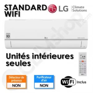 Unités intérieures LG standard plus wifi PM05SK.NSA / PM07SK.NSA / PC09SK.NSJ /PC12SK.NSJ / PM15SK.NSJ / PC18SK.NSK / PC24SK.NSK